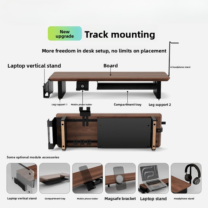 Hot Sale! Walnut Monitor Stand - Monitor Riser Wood recensie en prijs