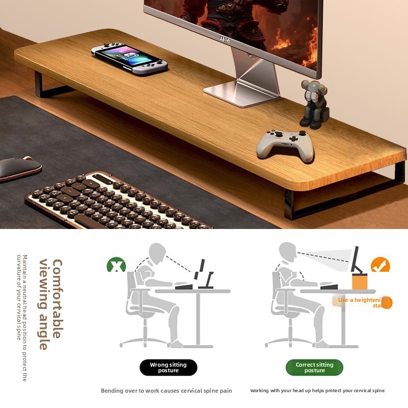 Modern mat Cuter Monitor Riser - Monitor Riser Wood recensie en prijs