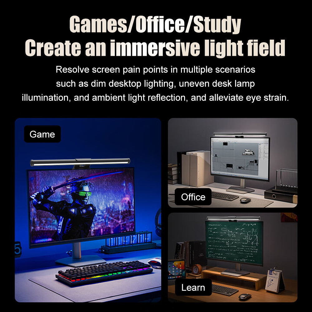 RGB Lightbar Monitor Light Bar - Desk Setup Study recensie en prijs