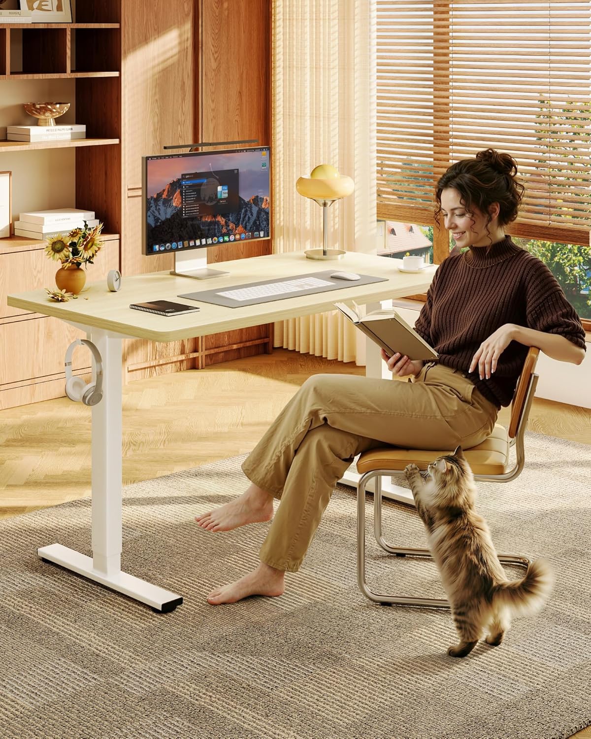 Electric Height Adjustable Sta - Desk Setup In Office recensie en prijs