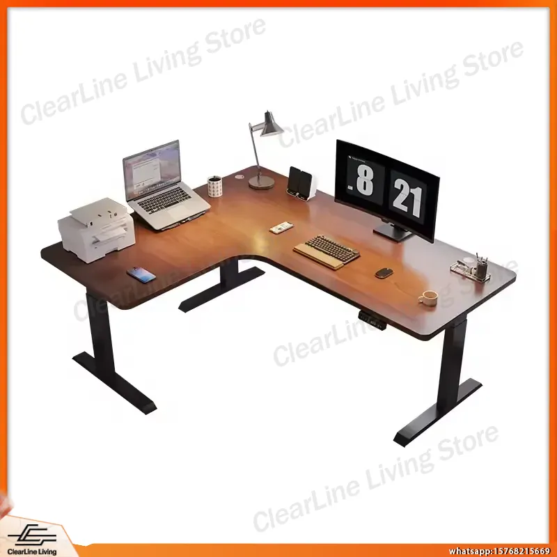Ergonomic L Shaped Gaming Desk - Dual Monitor Desk Setup recensie en prijs