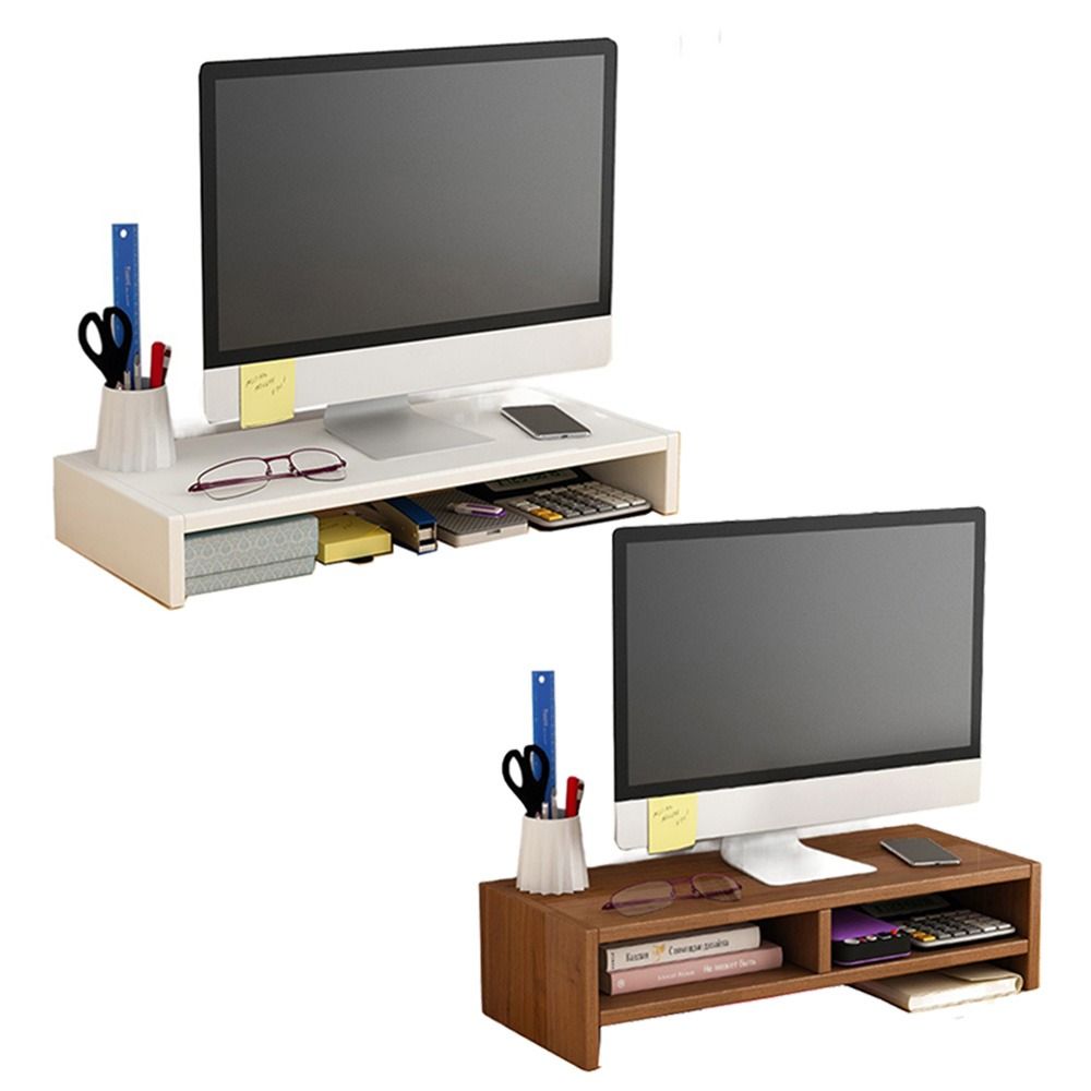 Stable Base Wood Desktop Compu - Monitor Riser Wood recensie en prijs