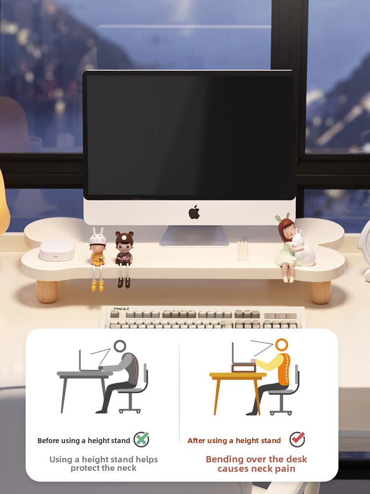 Elevated Desktop Cuter Monitor - Monitor Riser Wood recensie en prijs