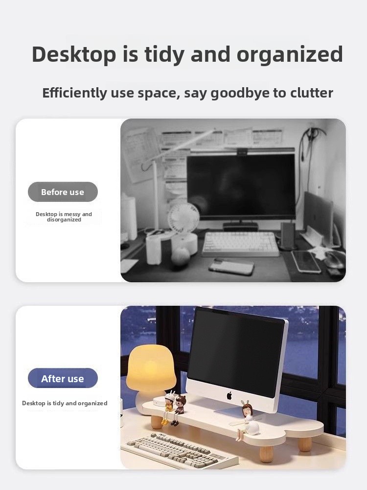 Elevated Desktop Cuter Monitor - Monitor Riser Wood recensie en prijs