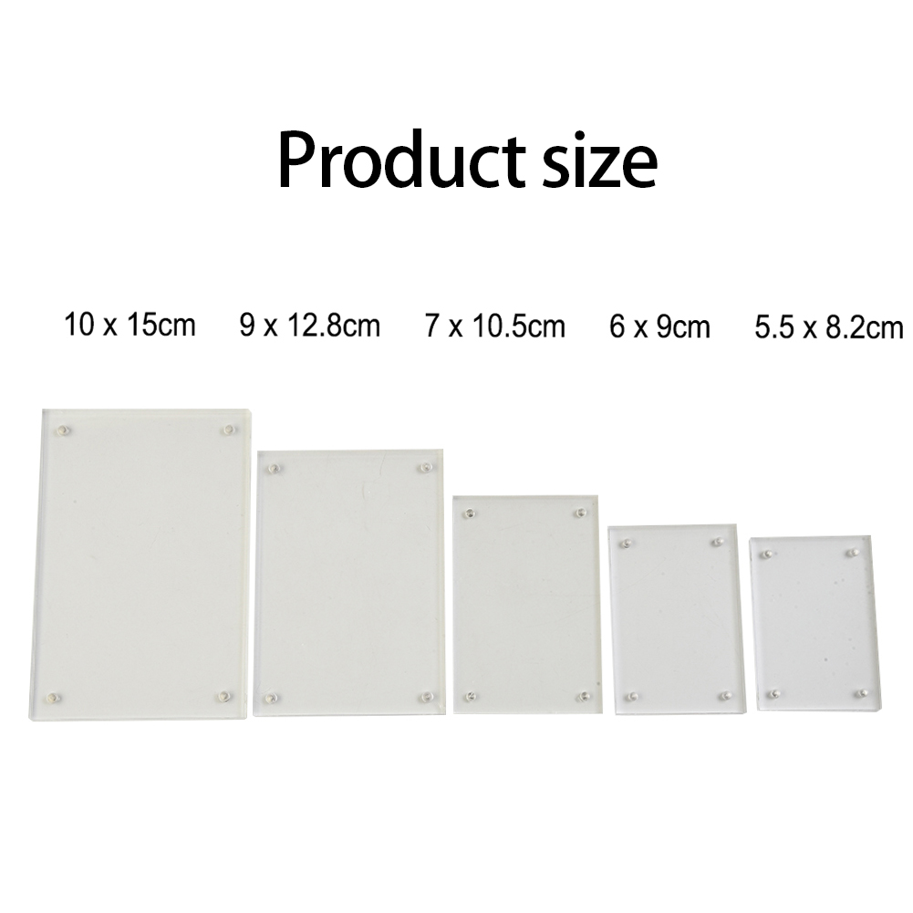Clear Acrylic Picture Photo Fr - Desk Setup Poster recensie en prijs